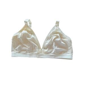 Blake & Co Bra 3x Womens Plus Size Wireless Cream Adjustable Straps